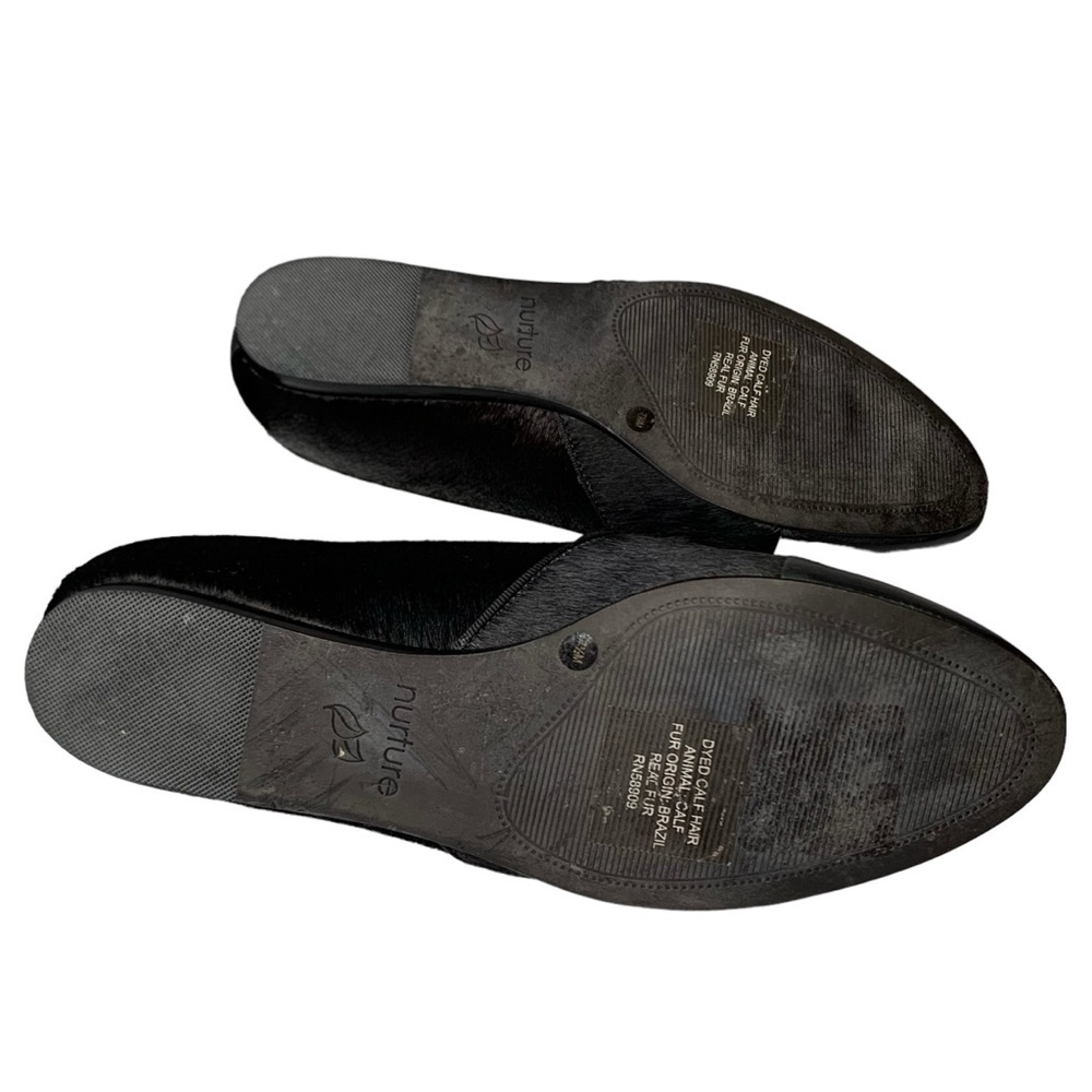 Nurture Reikel black Bovine calf‎ hair cap toe loafer. Size 7.5 - Picture 9 of 9